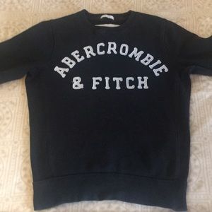 Abercrombie & Fitch Navy Crew Sweater